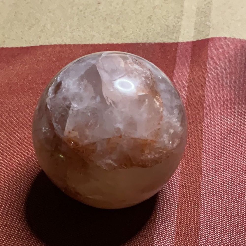 Fire Quartz Sphere